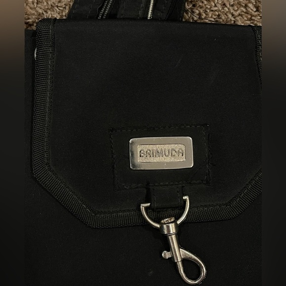 Brimuda Black Multi-Pocket Convertible Bucket Style Backpack/Sling Bag; Medium - Picture 2 of 11